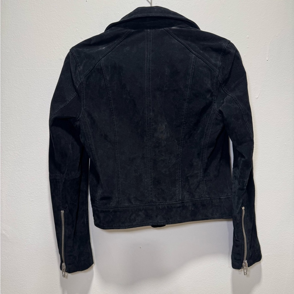 BLANKNYC Black Suede Moto Jacket – 100% Leather – Size XS - Picture 5 of 9